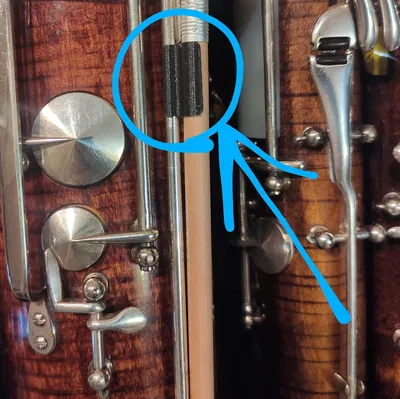 Phụ kiện kẹp bút chì cho Đàn Bassoon