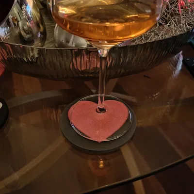 Miếng lót ly hình trái tim