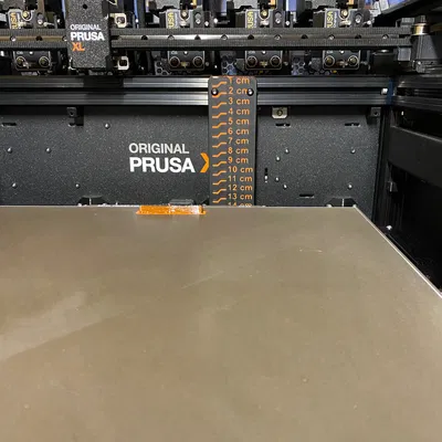 Thước đo chiều cao bản in remix cho dòng máy Prusa XL nhiều màu