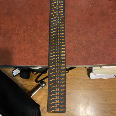 Thước đo chiều cao bản in remix cho dòng máy Prusa XL nhiều màu