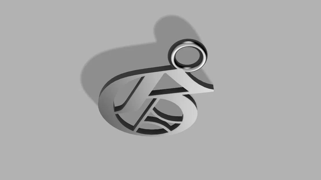 Móc Chìa Khóa Monogram Tùy Chỉnh (Làm Mặt Dây Chuyền hoặc Bông Tai) - Font Old English Text MT (MS) - Image 4