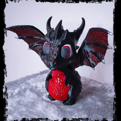 Rồng Con Với Vảy Voronoi