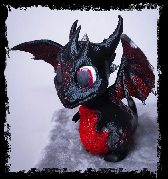 Rồng Con Với Vảy Voronoi - Image 4