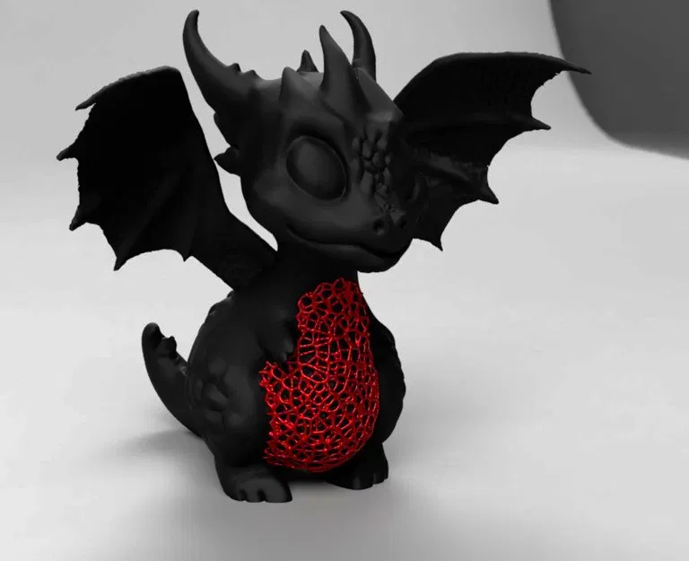 Rồng Con Với Vảy Voronoi - Image 5