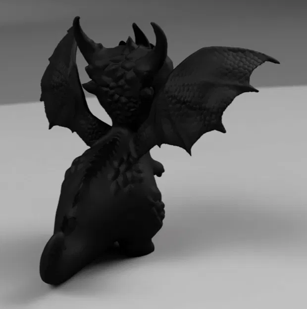 Rồng Con Với Vảy Voronoi - Image 6