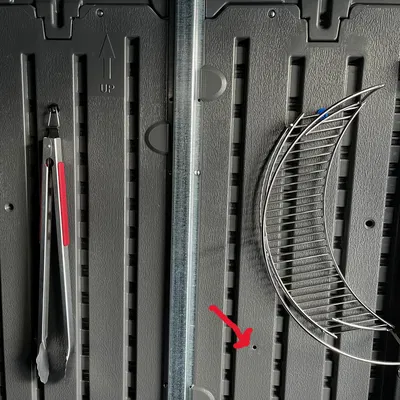 Móc treo đồ cho nhà kho Suncast