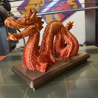 Đế Trưng Bày Rồng Vàng Phong Cách Trung Hoa