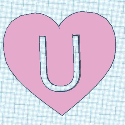 Miếng lót ly hình trái tim