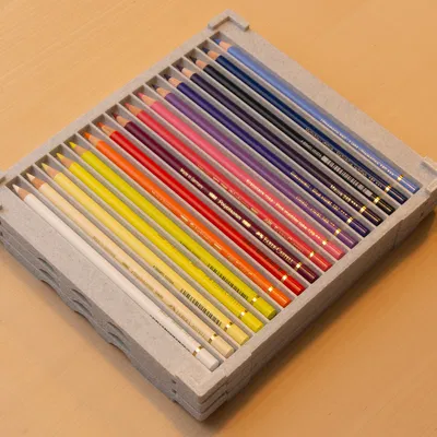 Khay Đựng Bút Sáp Xếp Chồng