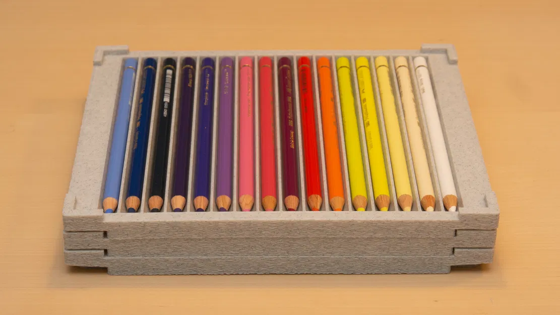 Khay Đựng Bút Sáp Xếp Chồng - Image 7