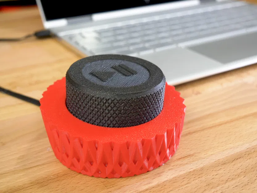 Núm xoay điều khiển media - Thân hình trừu tượng - Image 1