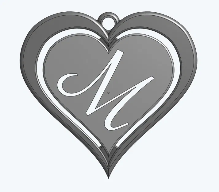 Mặt dây chuyền hình trái tim - Image 2