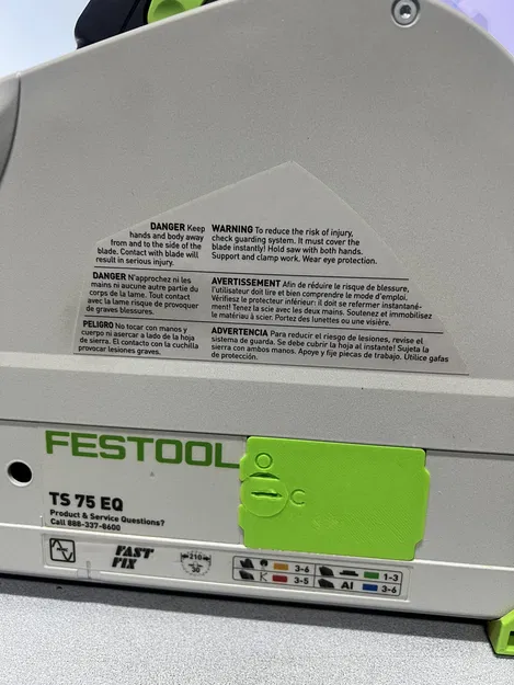 Tấm Che Khóa Cho Cưa Ray Festool TSC 55 và TS 75 - Image 2