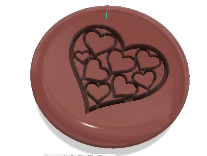 Nút Áo Tim 25mm Cho Áo Khoác - Image 1