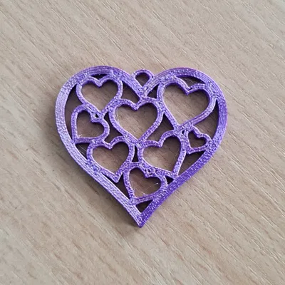 Trái Tim và Những Trái Tim Nhỏ (Mặt Dây Chuyền & Móc Khóa)