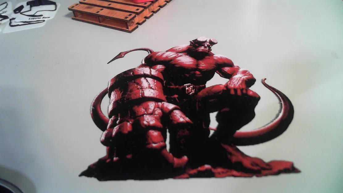 Mô hình Hellboy Hueforge - Image 1