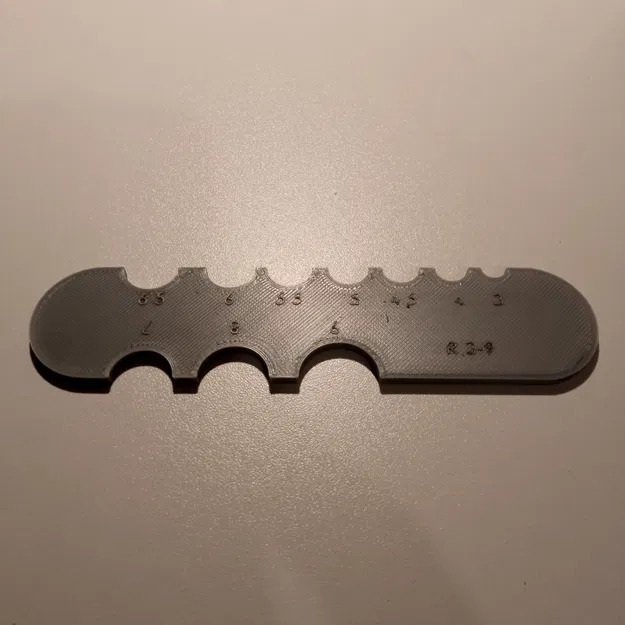 Thước Đo Bán Kính 3-9mm - Image 1