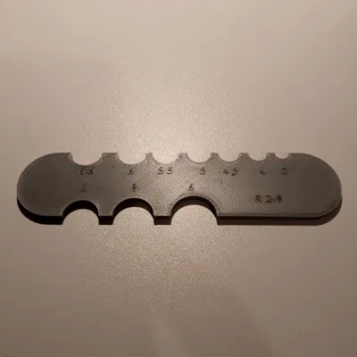 Thước Đo Bán Kính 3-9mm