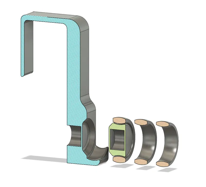 Giá treo khăn bếp bằng nam châm - Image 3