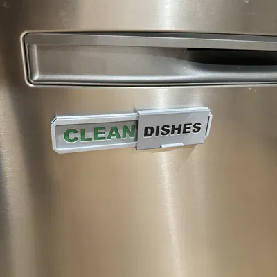 Biển Báo Bát Đĩa Sạch Bẩn v2