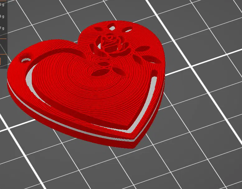 Móc Khóa Tình Nhân - Hoa Hồng - Image 6