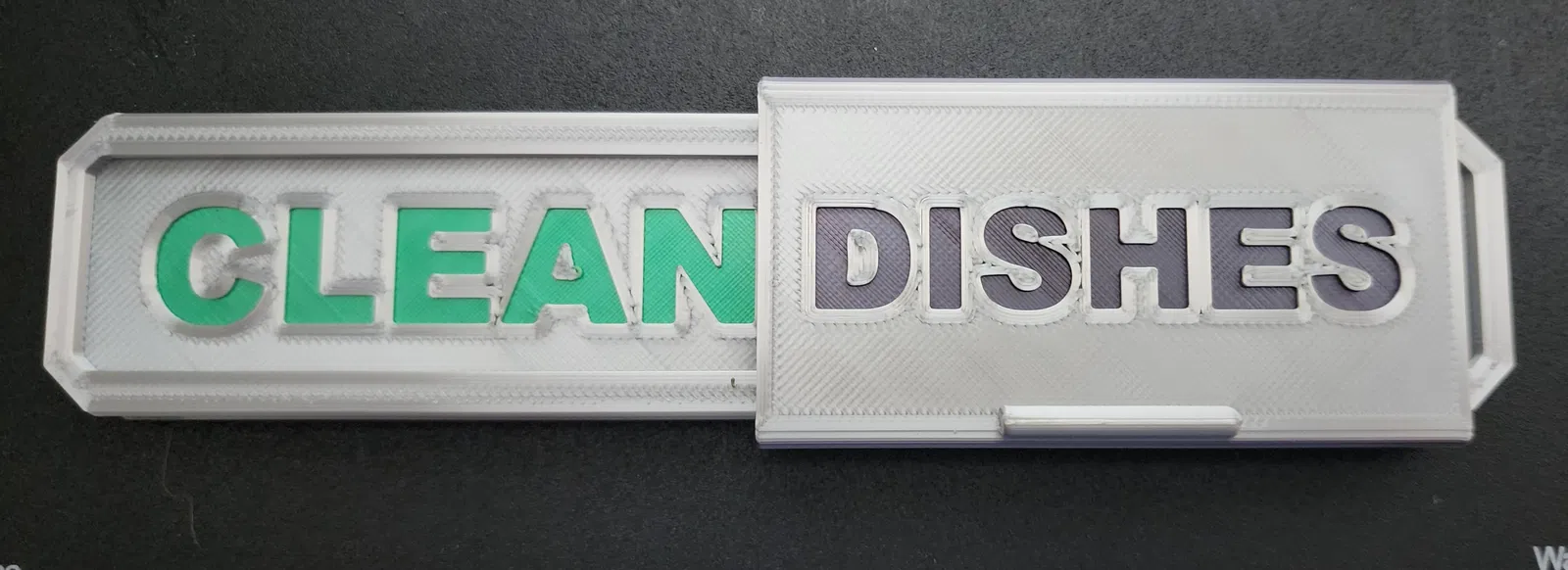 Biển báo máy rửa chén Sạch/Dơ - Image 1
