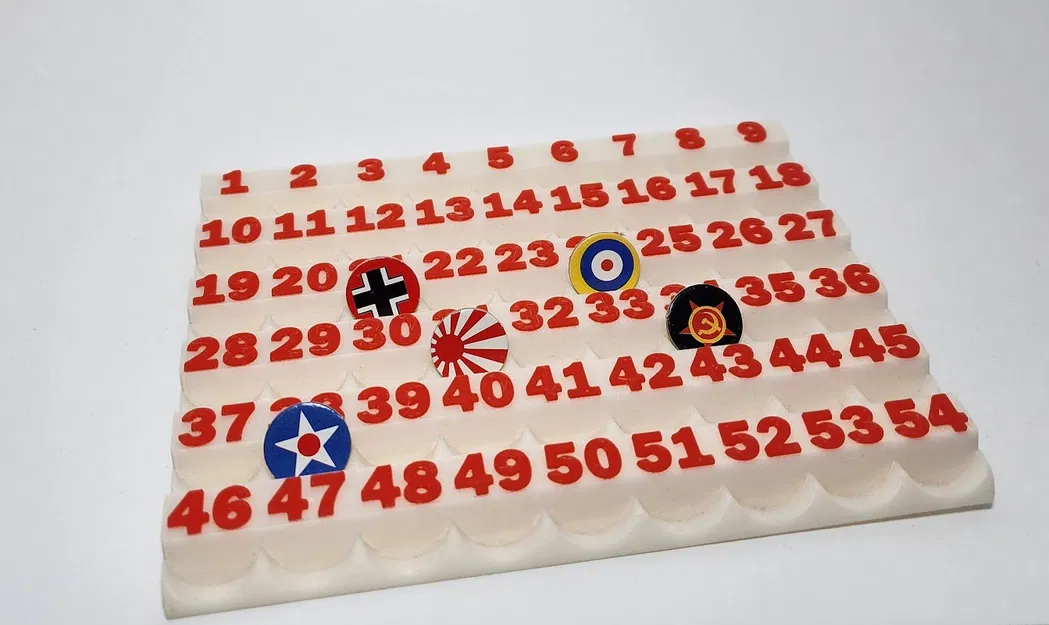 Khay biểu đồ IPC Axis and Allies (đa sắc) - Image 1