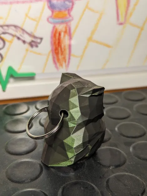 Móc Khóa Cú Phong Cách Low Poly Dễ Thương - Image 3