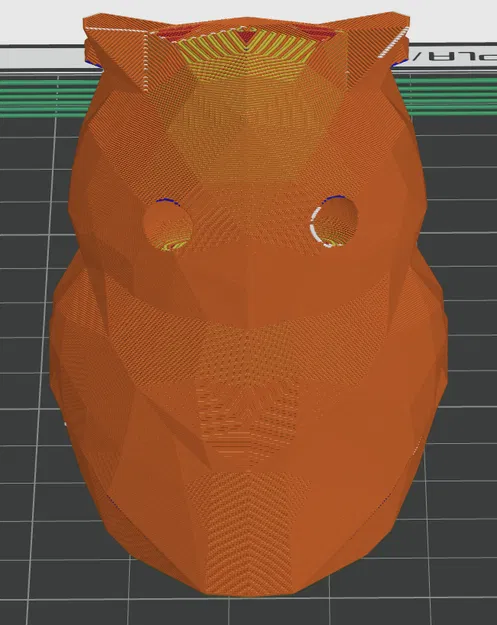 Móc Khóa Cú Phong Cách Low Poly Dễ Thương - Image 4