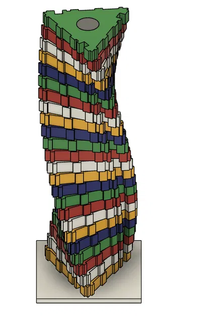 Mô hình xoắn ốc tam giác - Image 1