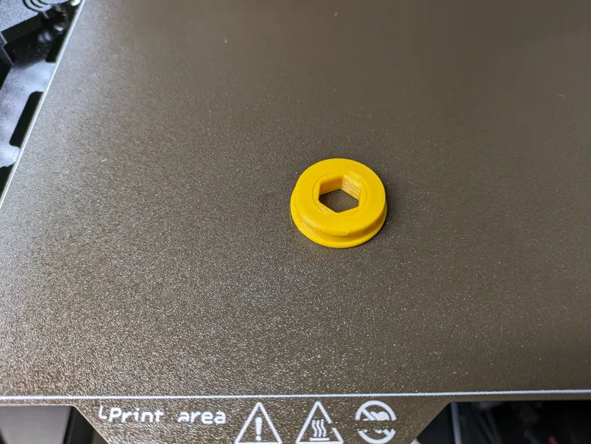 Bạc Đạn Hex In 3D Dùng Bi 4.5mm - Phiên Bản 0.5in - Image 2