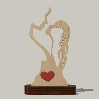 Tượng Valentine Sẵn Sàng Trao Nụ Hôn