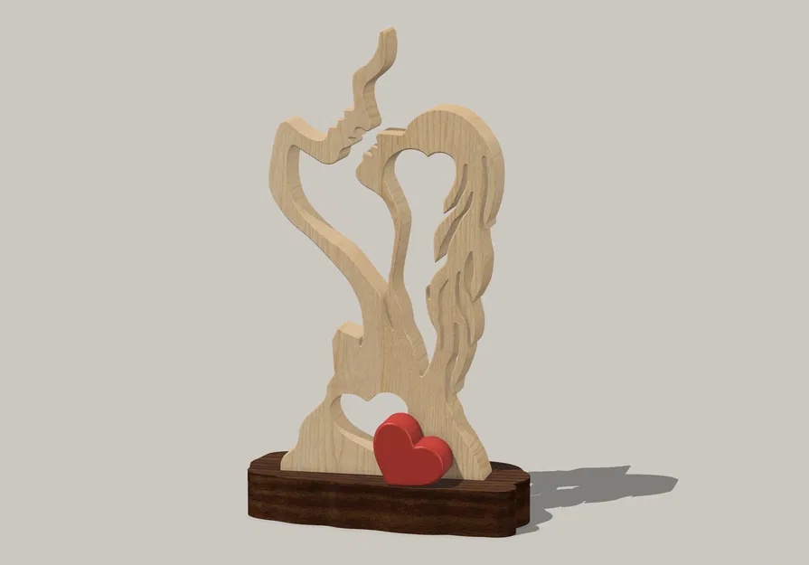 Tượng Valentine Sẵn Sàng Trao Nụ Hôn - Image 3