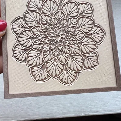 Mẫu Mandala Lá