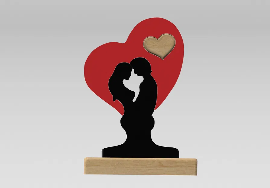 Tượng Cặp Đôi Ôm Nhau "Ghép Hình" Valentine - Image 2