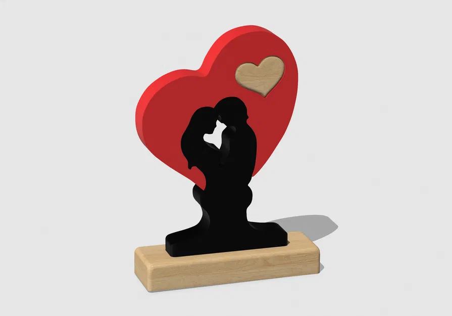 Tượng Cặp Đôi Ôm Nhau "Ghép Hình" Valentine - Image 4