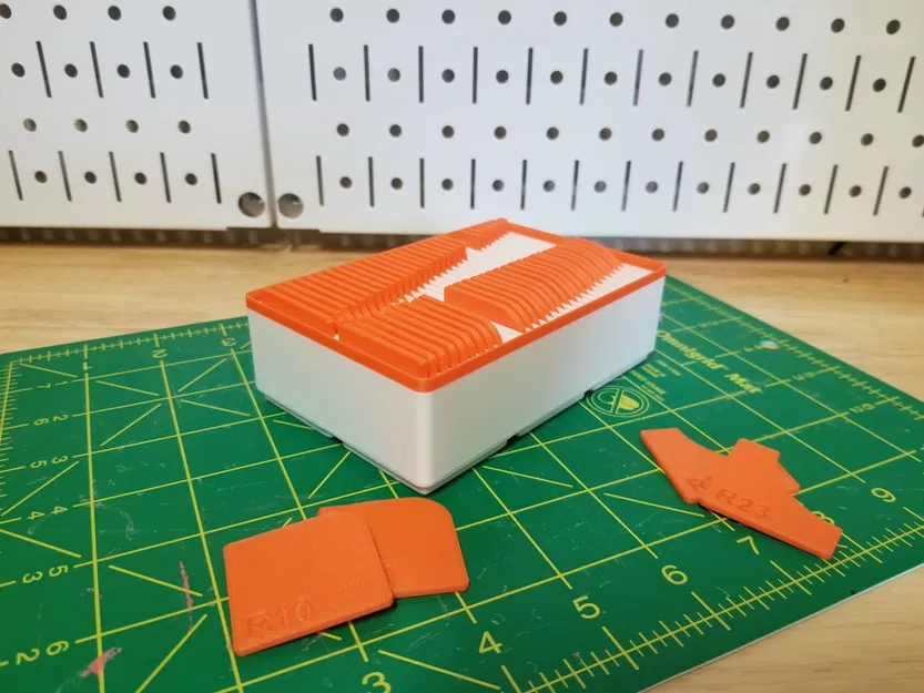 Đế Giữ Khối Đo Bán Kính/Bo Tròn Gridfinity 2x3 - Image 1