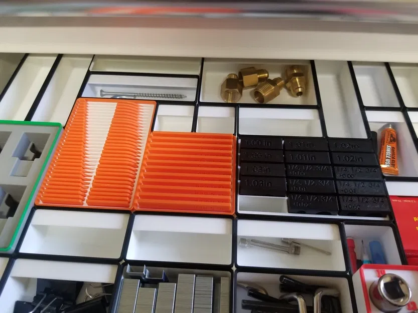 Đế Giữ Khối Đo Bán Kính/Bo Tròn Gridfinity 2x3 - Image 2