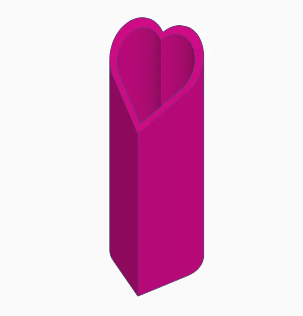 Bình Hoa Hình Trái Tim Lãng Mạn - Image 2