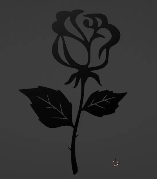 Hoa hồng silhouette Ngày Tình Nhân - Image 1