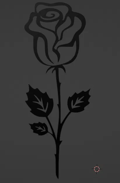 Hoa hồng silhouette Ngày Tình Nhân - Image 2