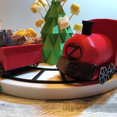 Mô hình Christmas Carousel - Vòng xoay Giáng Sinh