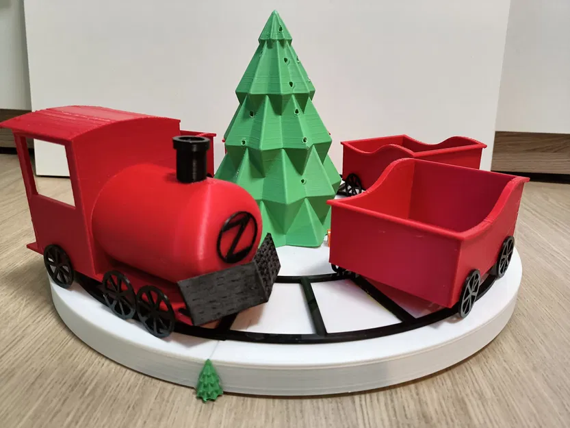 Mô hình Christmas Carousel - Vòng xoay Giáng Sinh - Image 4