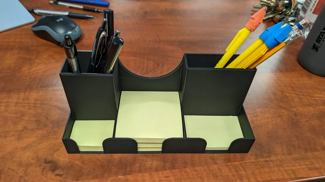 Hộp Đựng Bút, Viết, Giấy Ghi Chú Để Bàn - Image 1