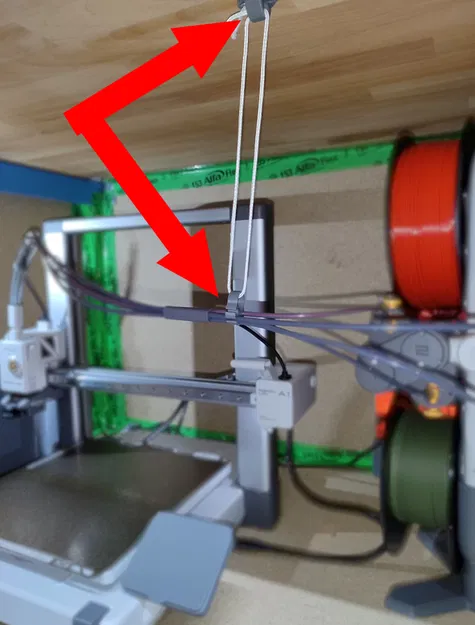 Giá đỡ/Móc giữ ống Bowden/PTFE cho Bambulab A1 / A1 Mini - Image 2