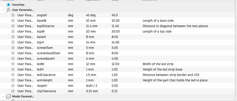 Giá đỡ Dải đèn LED Góc nghiêng 45° - Image 2