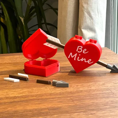 Hộp Quà Trái Tim (In-chỉ-in) - Có Mũi Tên!