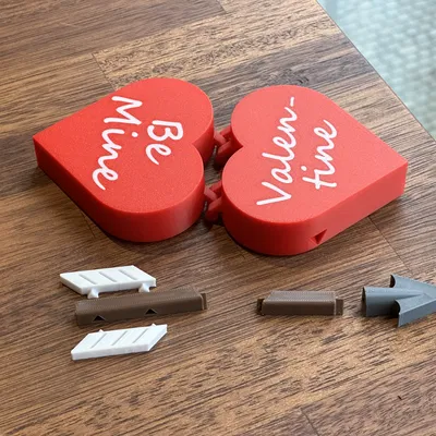 Hộp Quà Trái Tim (In-chỉ-in) - Có Mũi Tên!