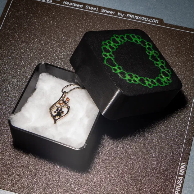 Hộp Trang Sức Trái Tim | Đa Màu (Dùng Được Cho Máy In Một Vòi) - Image 1