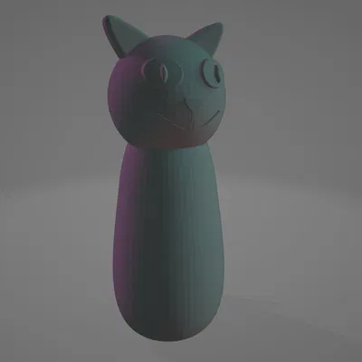 Mô hình trang trí hình mèo